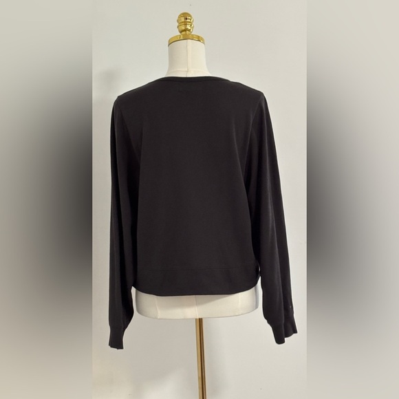 Madewell Black Crewneck Pullover Top Size Medium    SKU11 - Picture 2 of 13